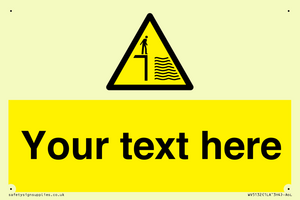 Custom Deep Water Sign